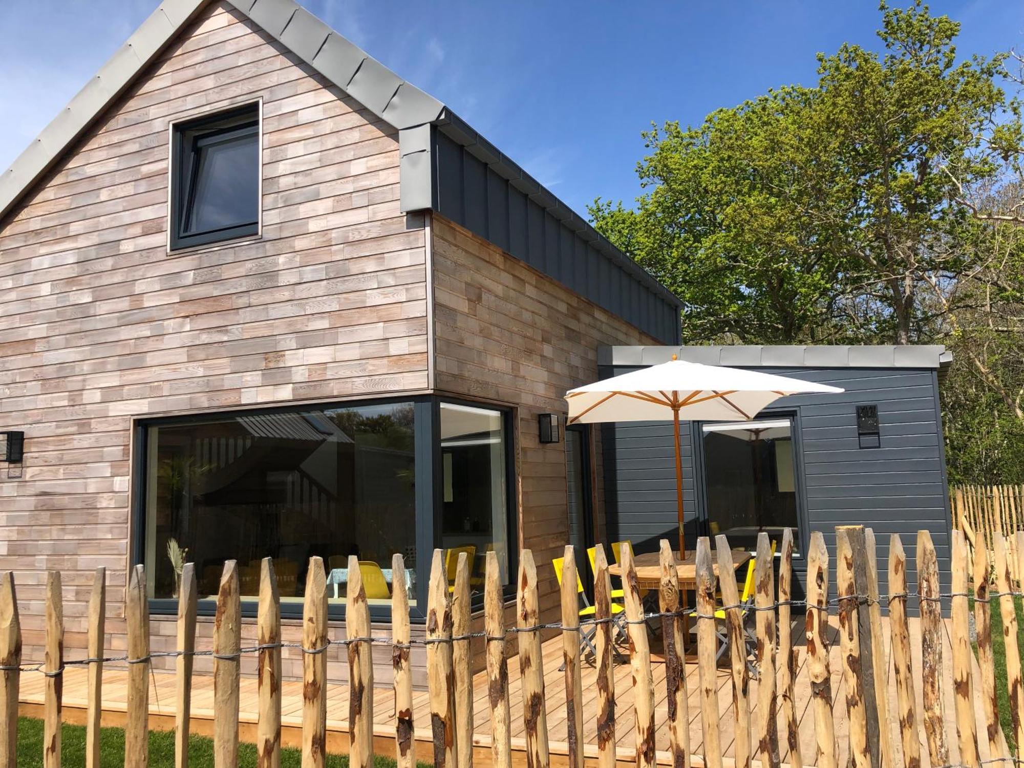 Les Cabines Du Bout Du Monde - Cabine Duplex , Votre Maison De Vacances De Haut Standing A Crozon Exterior foto